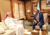 Raiisal Wasaraha Somalia ayaa Xafiiskiisa Safiirka Qatar kulan kula Yeeshay