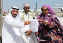 Imaaraadka oo deeq soo gaarsiiyay Muqdisho