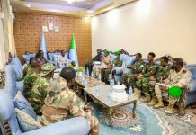 Madaxweyne Guudlaawe oo gudoomiyay shirka amniga Beledweyne