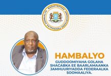 Madaxweyne Farmaajo oo hambalyeeyay gudoomiyaha cusub G/Shacabka