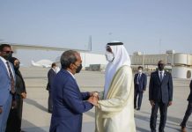 Madaxweynaha JFS Oo Si Diiran Loogu Soo Dhaweeyay Dalka Isu-tagga Imaaraadka Carabta+Sawiro