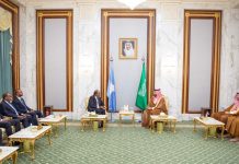 Boqortooyada Sacuudiga oo Dowladda Somalia ka Taageereysa dhinacyada Amniga iyo Dhaqaalaha: MUUQAAL