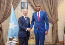 Ra’iisul Wasaare Xamse oo xafiiskiisa ku qaabilay Wasiir-u-dowlaha Cadaaladda ee Dalka Sweden: SAWIRRO